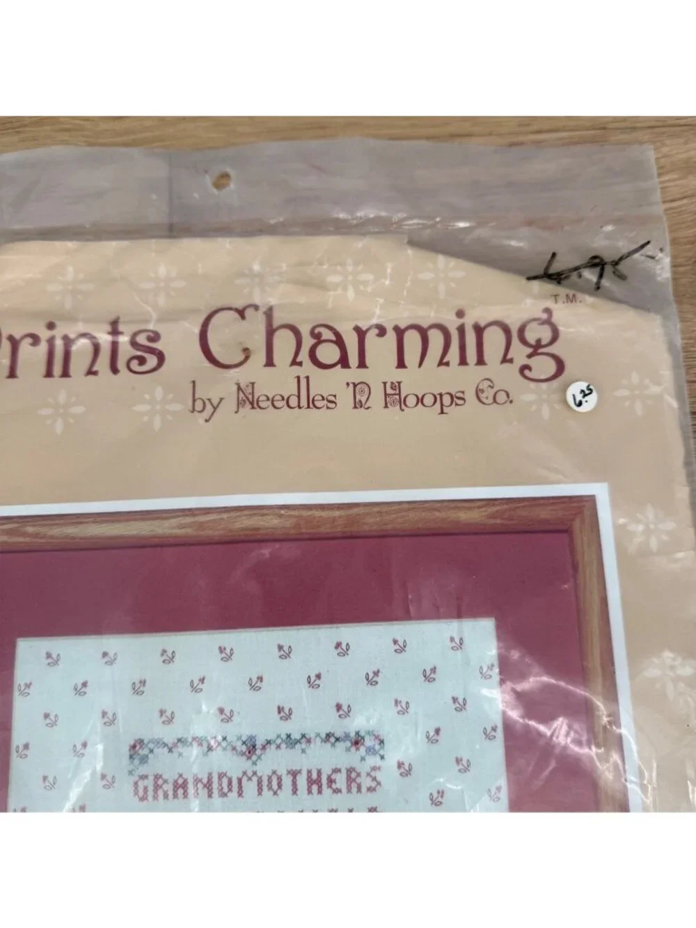 Prints Charming VTG Grandmothers Love Cross Stitch Kit 727 NEW SEALED